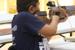 Zion Redington, Rifle competition preparation, 2017.