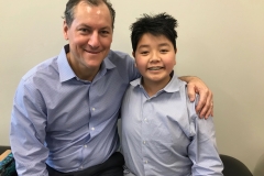 Zion Redington with Matt Bulow of Bulow Prosthetics and Orthopedics, 2018